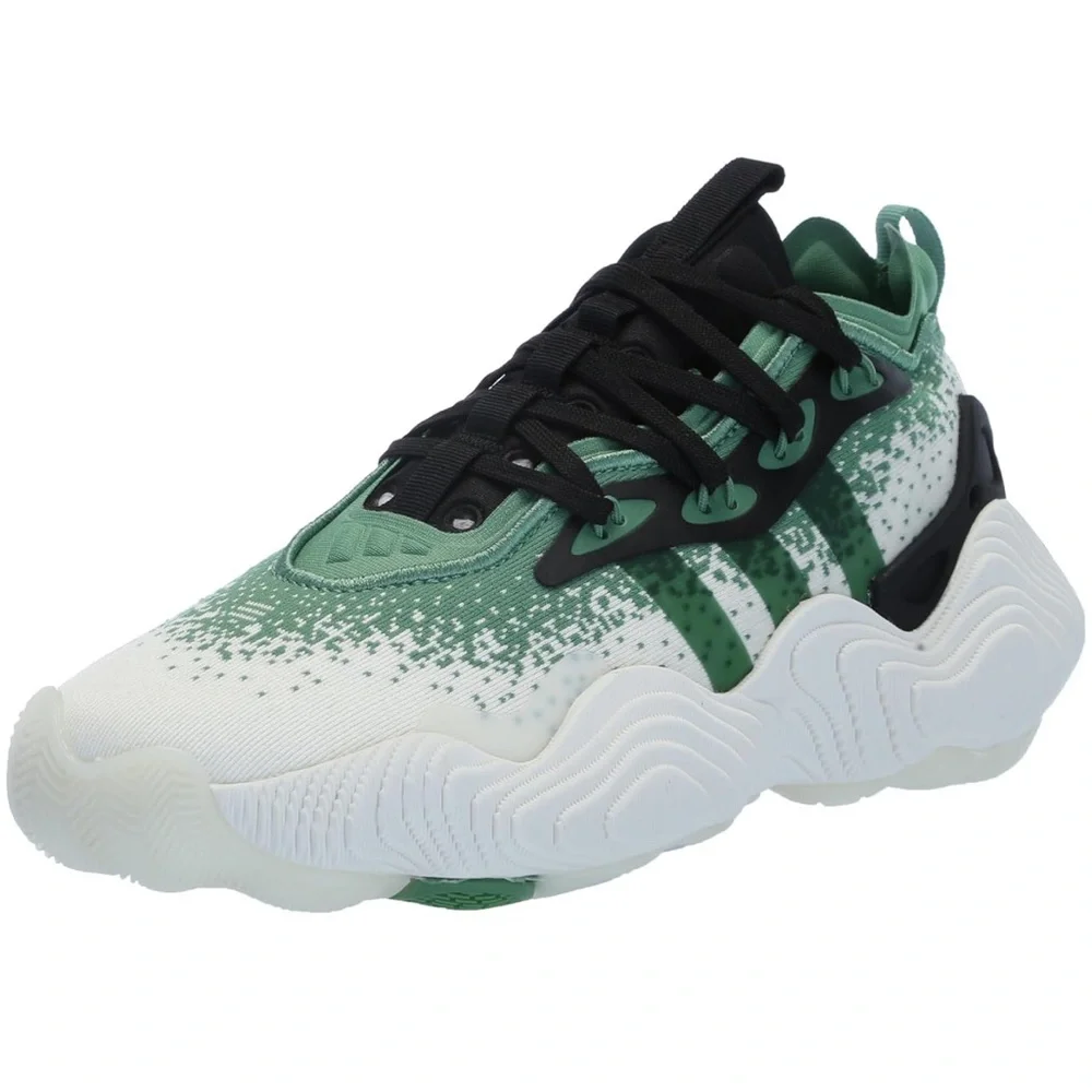 Adidas Trae Young 3 IE7883 Kids Youth Size 4 Basketball Shoes NWOB Green
